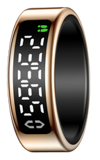 ELYSINE AI Smart Ring - Health & Sleep Tracker LED Display