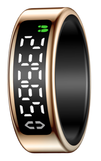 ELYSINE AI Smart Ring - Health & Sleep Tracker LED Display